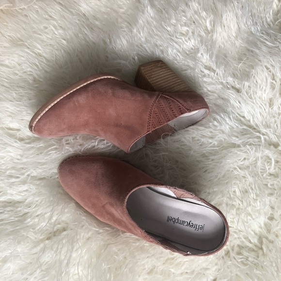 Jeffrey Campbell Pink Mules heels - Picture 3 of 6